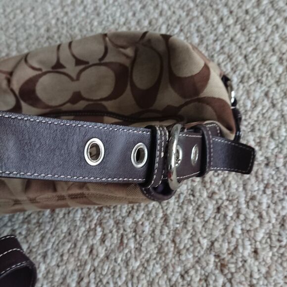 Coach Signature Jacquard Canvas Crossbody Shoulder bag - Picture 10 of 12